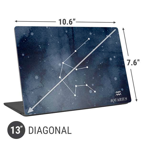 Aquarius Constellation Universal Laptop 13in (10.6 x 7.6in) Skin